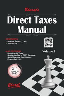  Buy DIRECT TAXES MANUAL in 3 Set of Volumes